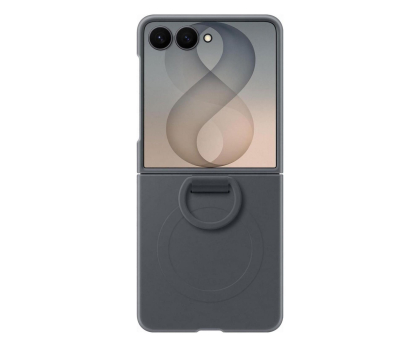 Etui do telefonów Samsung Silicone Ring Magnet do Flip 8 czarny